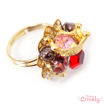 Heart bijou tiara ring(Valentine)