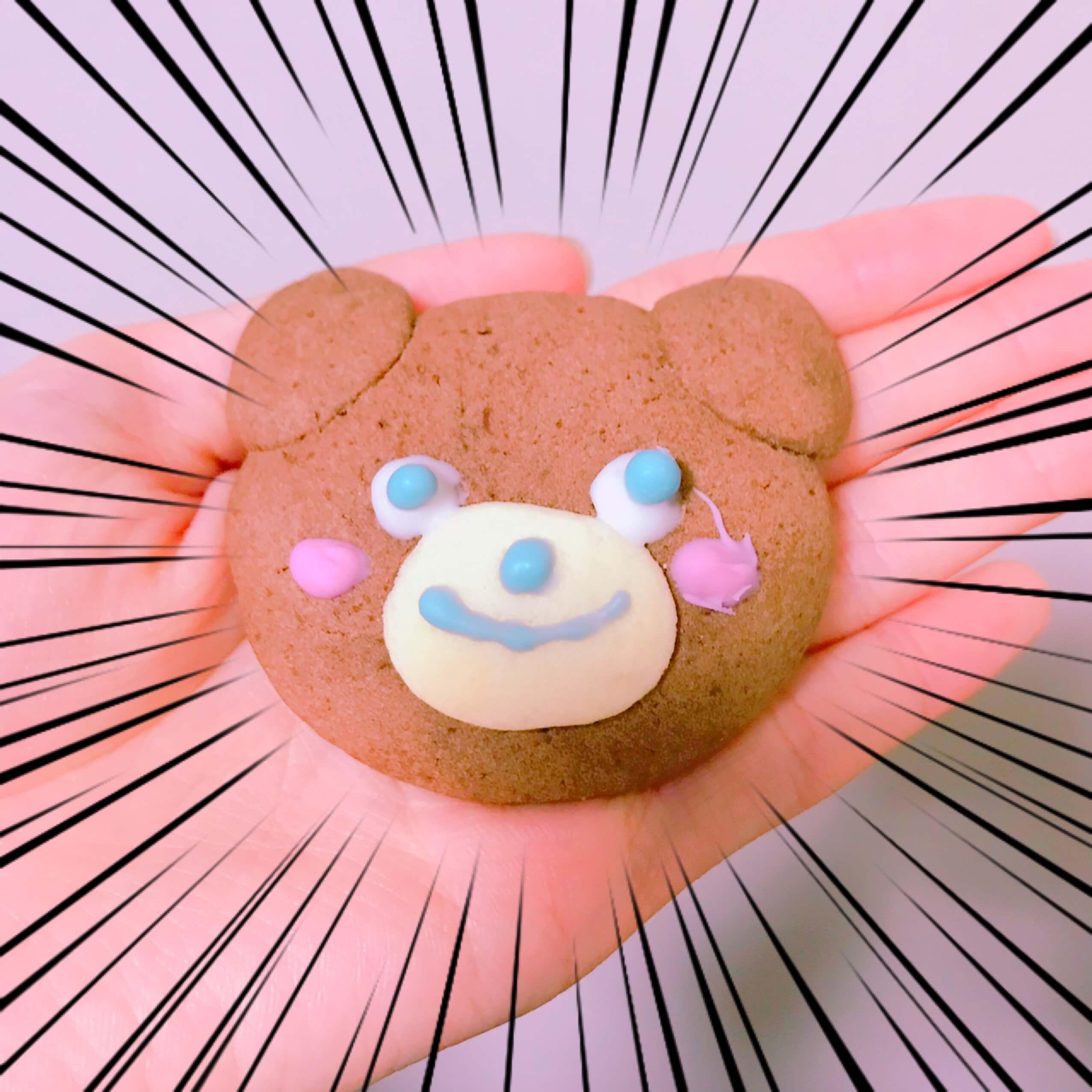 かわいいクマさんクッキー！