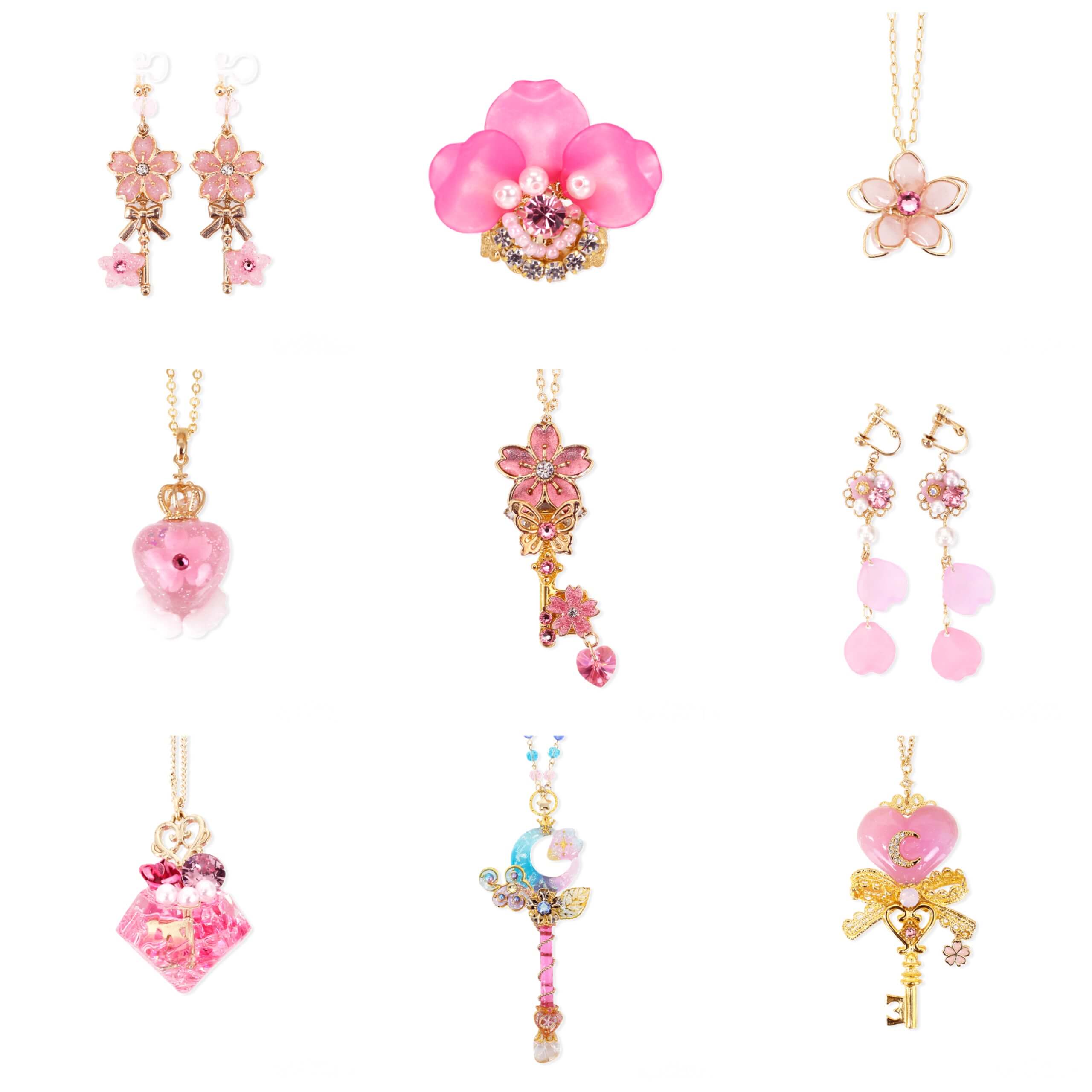 ゆめかわハンドメイドの桜アクセサリー