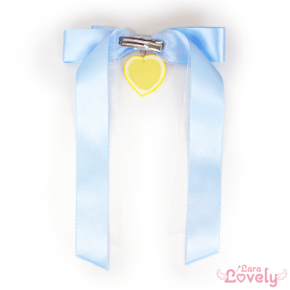 レモンツインテールリボン(水色)
