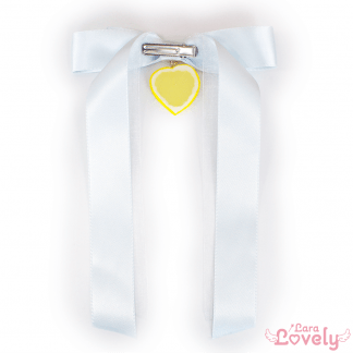 レモンツインテールリボン(水色)