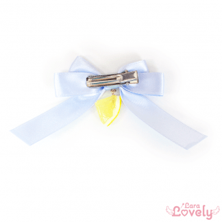 レモンツインテールリボン(水色)