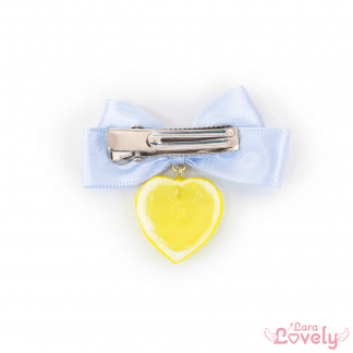 レモンミニリボンクリップ(ピンク右)