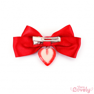 ポンポンツインテールリボン(ピンク)