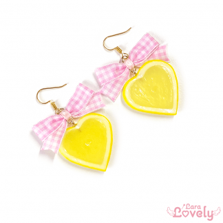 うさちゃんみつあみリボン(ピンク×紫)