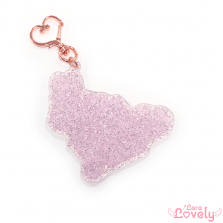 たくさんの星降る世界と光知る僕の特別な結びつき（アクリルキーホルダー）光を追いかけ、動く勇気を固める猫ver.