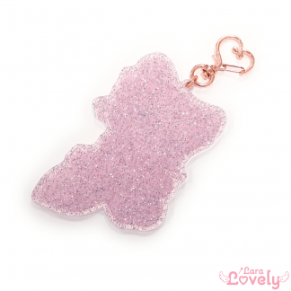 たくさんの星降る世界と光知る僕の特別な結びつき（アクリルキーホルダー）光を追いかけ、動く勇気を固める猫ver.